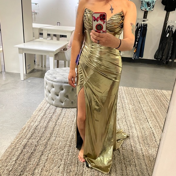 Corset Bodice Strapless Prom Gown NWT - Picture 11 of 12